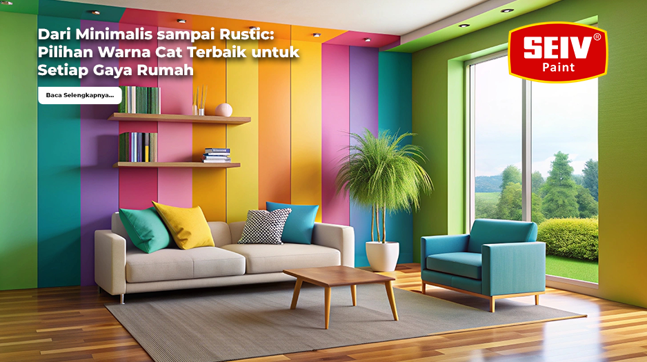 DARI MINIMALIS SAMPAI RUSTIC | Pilihan Warna Cat Terbaik untuk Setiap Gaya Rumah
