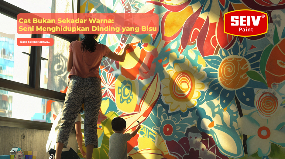 CAT BUKAN SEKEDAR WARNA | Seni Menghidupkan Dinding yang Bisu