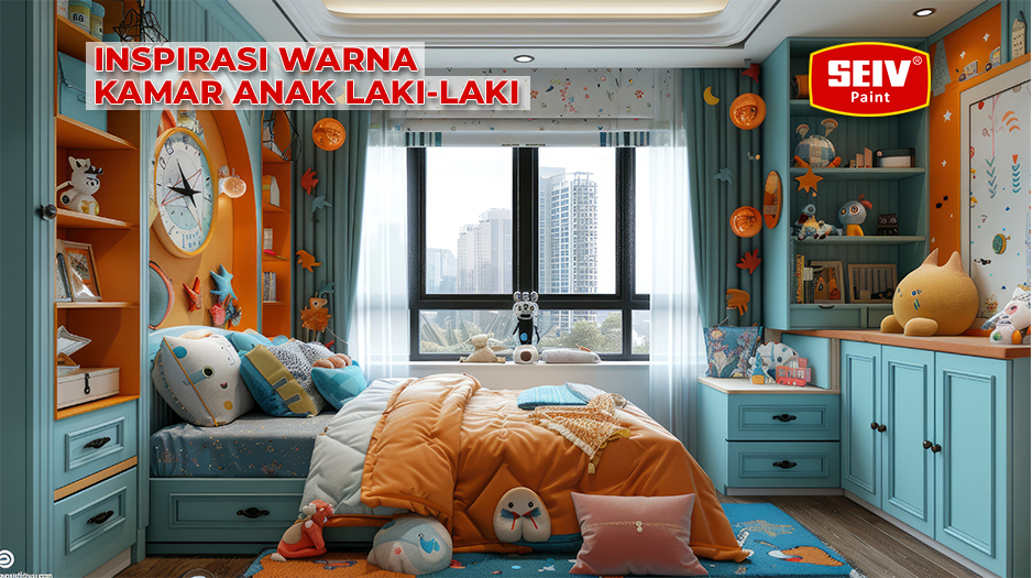 INSPIRASI WARNA 2025 | Kamar Anak Laki-Laki