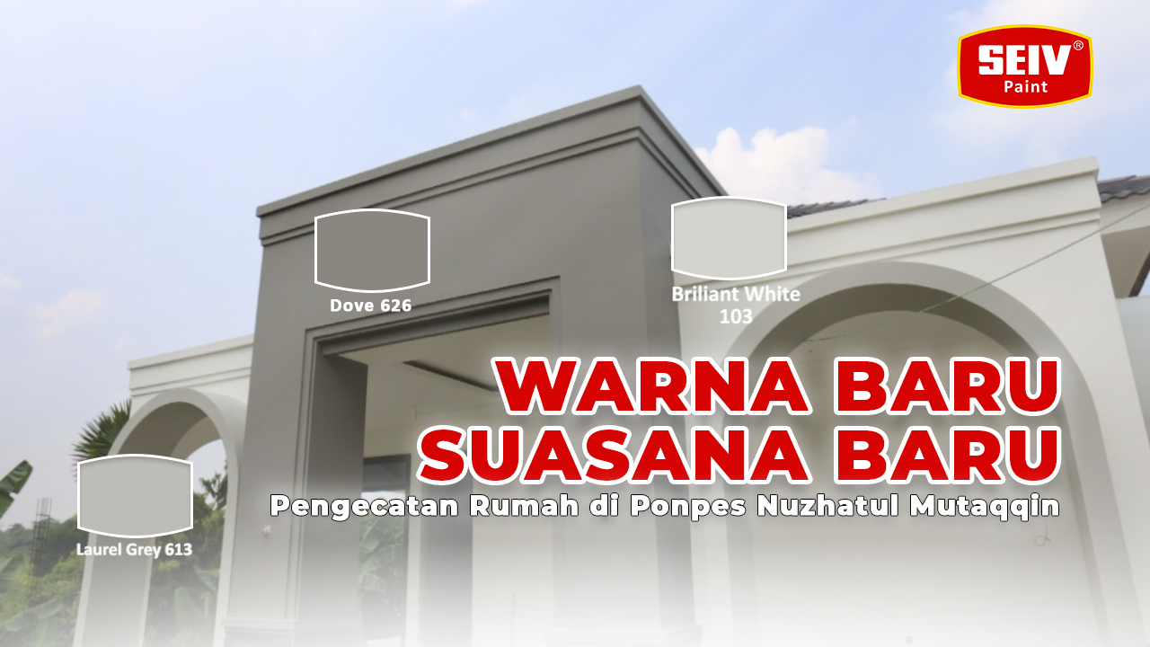 WARNA BARU, SUASANA BARU! Pengecatan Rumah di Pondok Pesantren Nuzhatul Mutaqqin