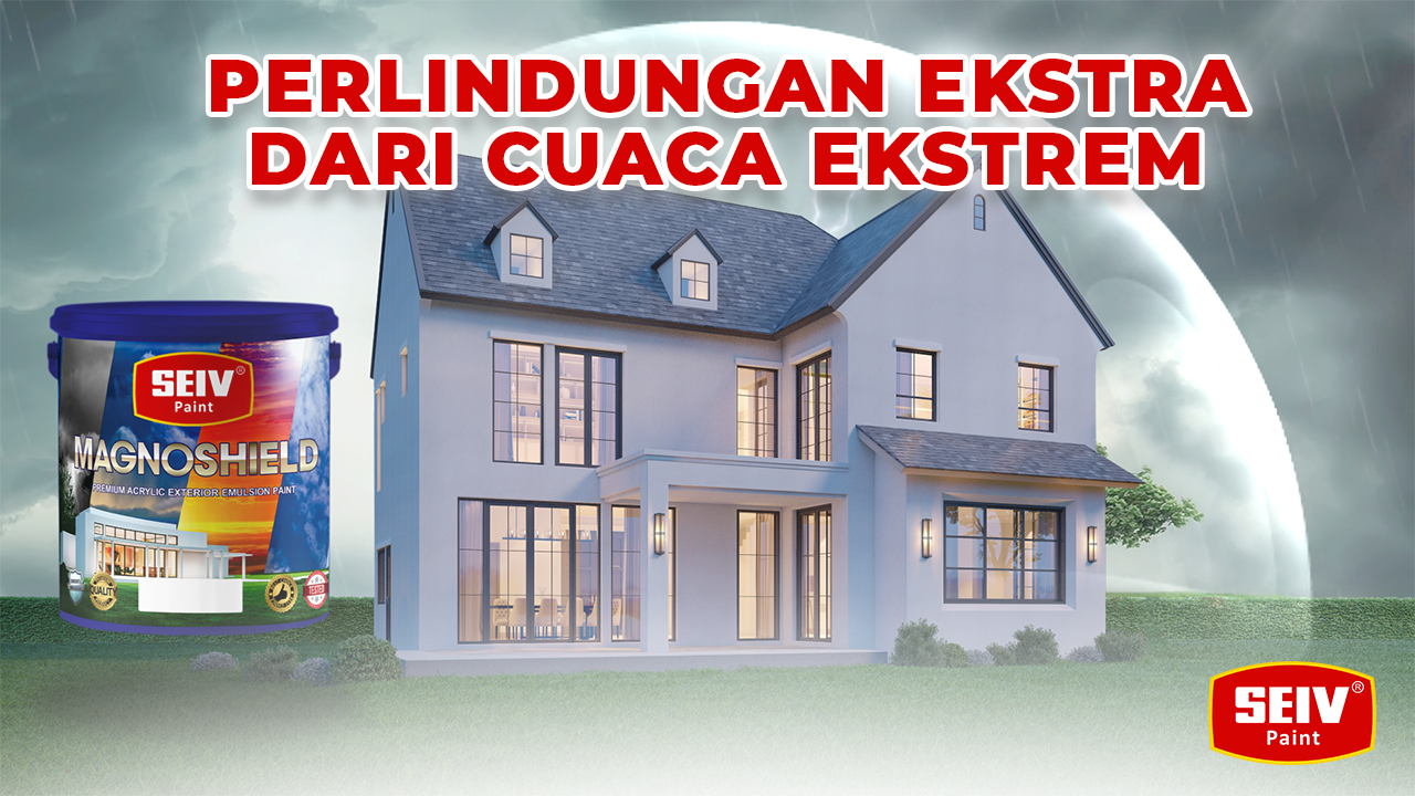 Cat Eksterior MAGNOSHIELD – Solusi Retak & Bocor Tembok